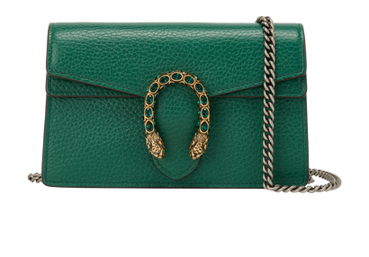 Mini Dionysus, &pound;550, Handbags, Green, Leather, Front view